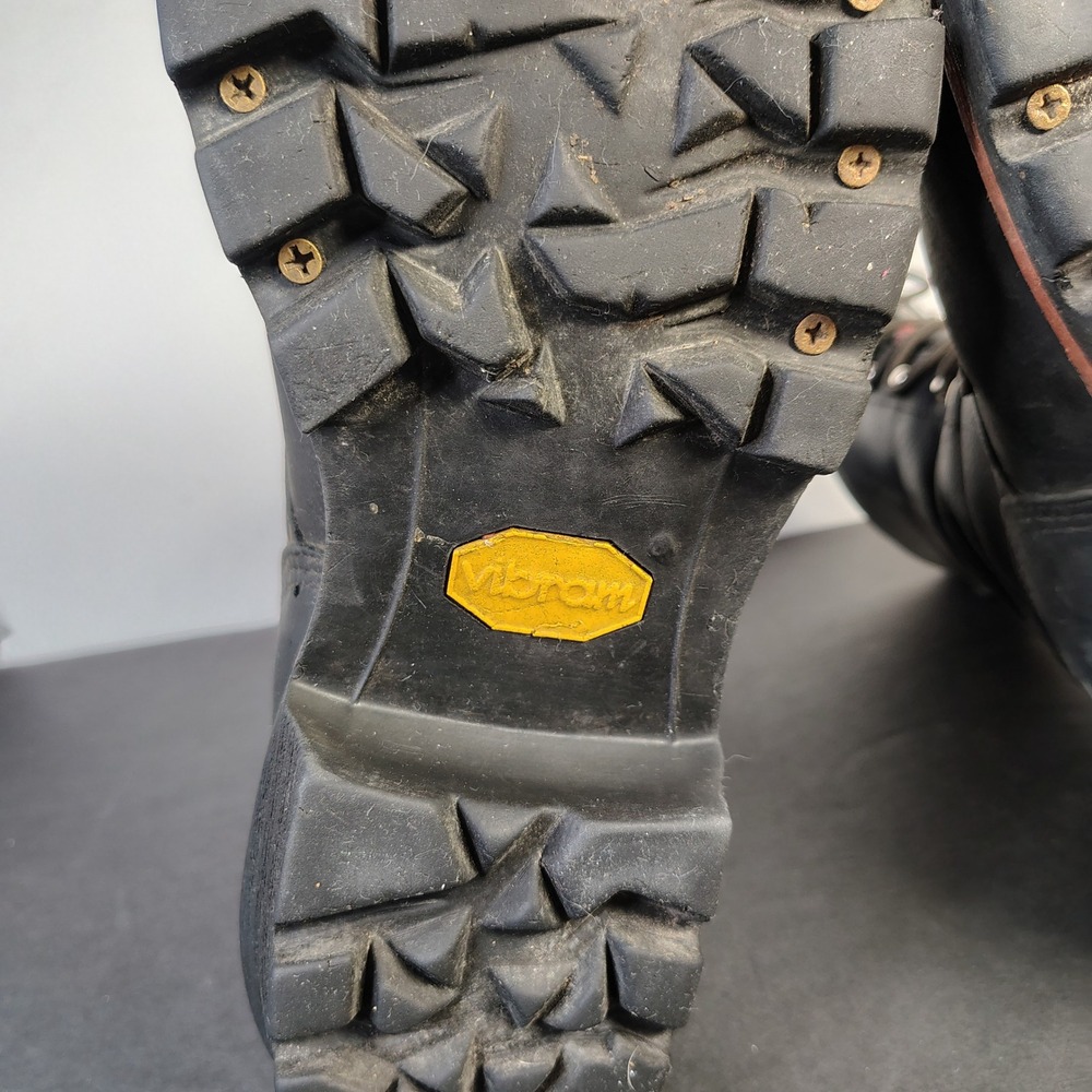 Red Wing Mens Logger Boots 9.5 EE Black Leather Gore-Tex Steel Toe Work 4420 - Picture 10 of 14